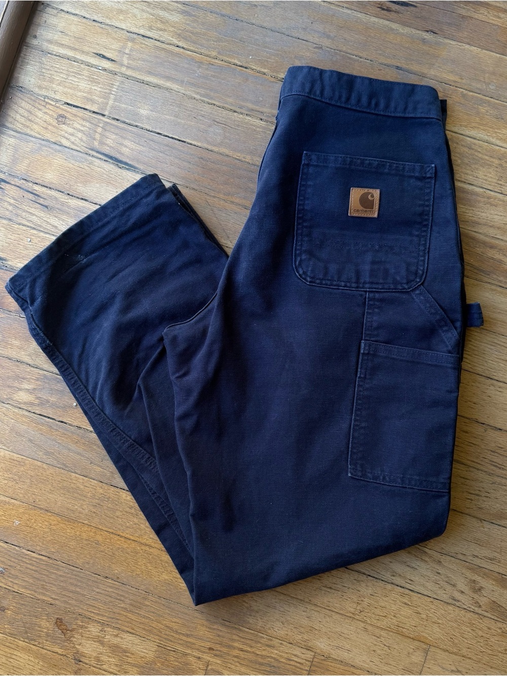 Carhartt Navy Double Knee Pants